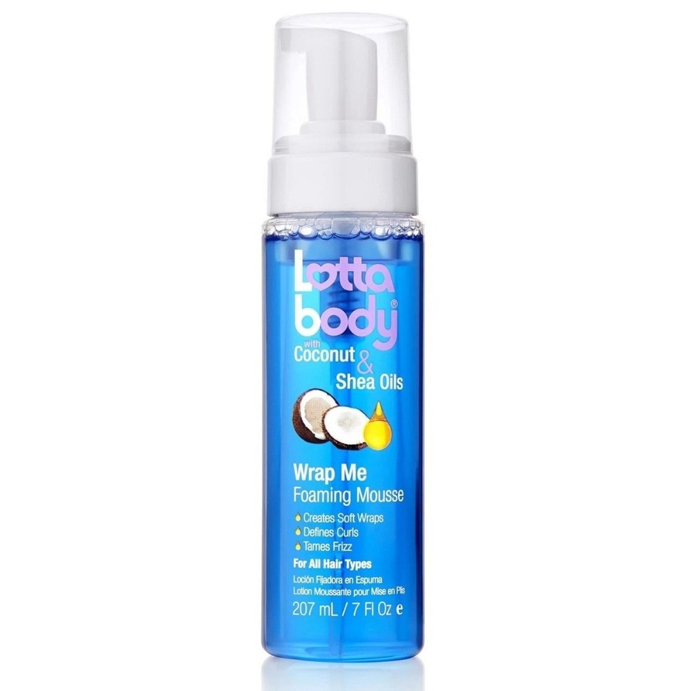 Lottabody Coconut Oil Shea Wrap Me Foaming Curl Mousse Curly Foam Mousse Styler